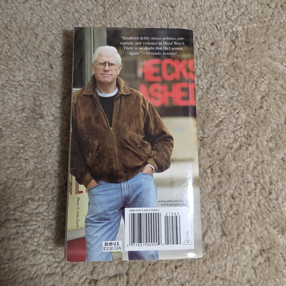 John Sandford 'Dead Watch' Paperback Book - Picture 4 of 4